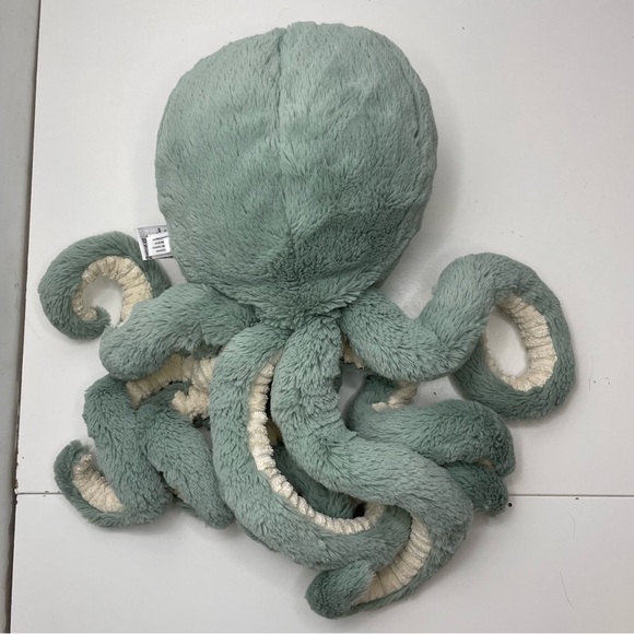RETIRED Jellycat Odyssey Octopus Large Green Plush Stuffed Animal - Picture 7 of 8